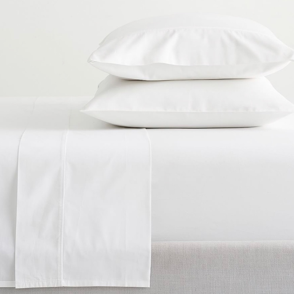 PB Teen White Bedding